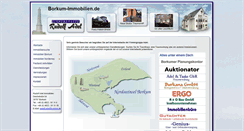 Desktop Screenshot of borkum-immobilien.de