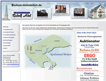 Tablet Screenshot of borkum-immobilien.de